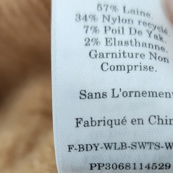 Everlane Cozy Stretch Wide Leg Sweatpants in Camel - Picture 10 of 11